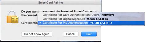 sierra mojave smart card not working|PIV Card Smartcard not showing up in Keychain after the .